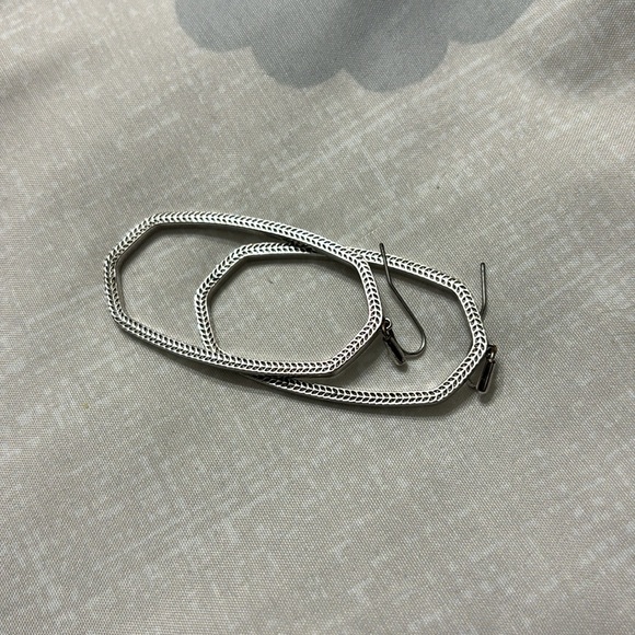 Kendra scott Silver Hoop Earrings - Picture 1 of 4